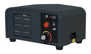 Elektro Konfor 12V 100W – 200W Füme Fanlı Isıtıcı — Heatbox Mini