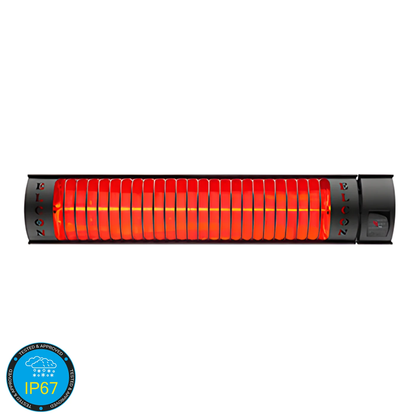 ELCON Uzaktan Kumandalı Elektrikli Infrared Isıtıcı — RCH-2000/6
