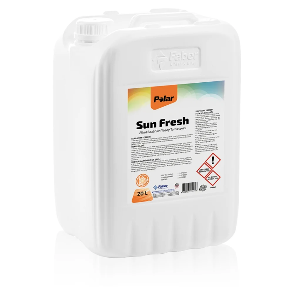 Polar Sun Fresh Alkol Bazlı Yüzey Temizleyici Güneş Ferahlığı Parfümlü — FE-103-20