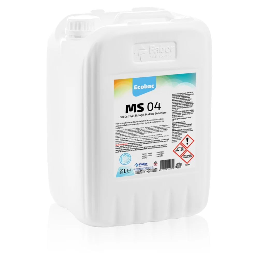 Ecobac MS 04 End. Bulaşık Makine Deterjanı — FE-115-25