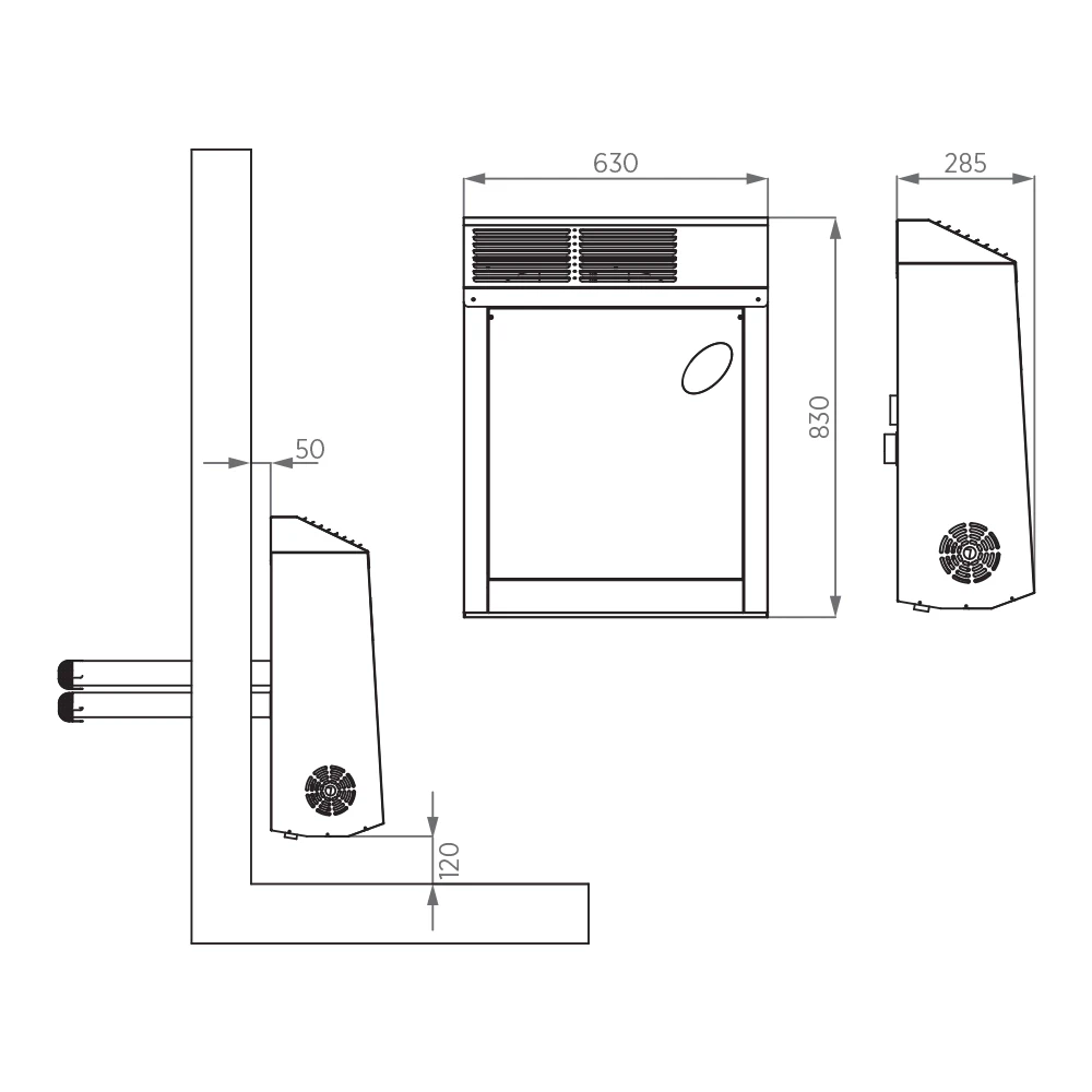 Sirokko Nano teknik çizim