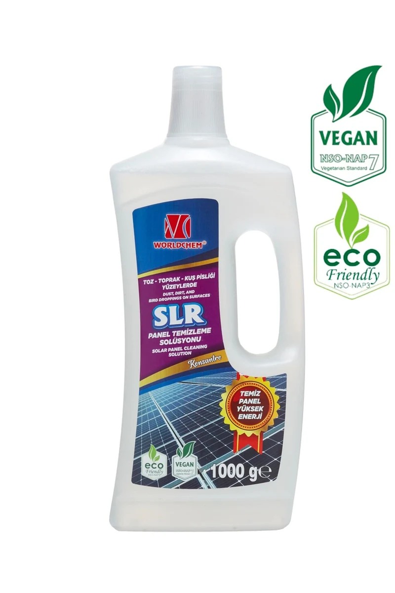 Worldchem Güneş Paneli Temizleme Solüsyonu  Vegan Çevre Dostu 1 L — SLR